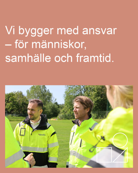 Vestia pressemelding og LinkedIn